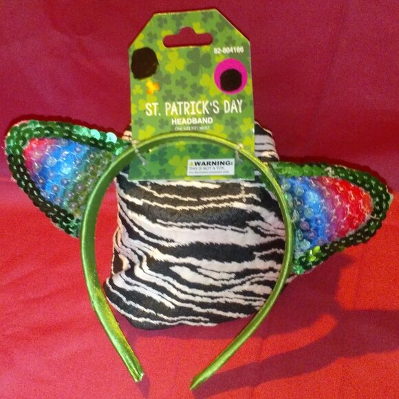 19 headband St Patrick's Day Green by Momentum - Picture 7 of 7